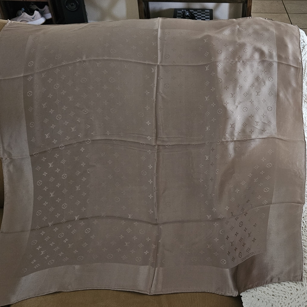 Louis Vuitton Monogram Silk Scarf - Picture 2 of 3